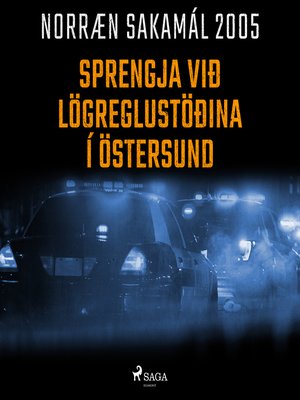 cover image of Sprengja við lögreglustöðina í Östersund